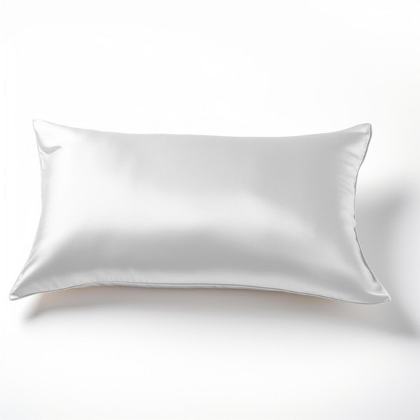 Pattern: Silver, Size Specification: 51x76CM - Double-sided 19 M Zipper Silk Pillowcase Q119-CJYD215451204DW