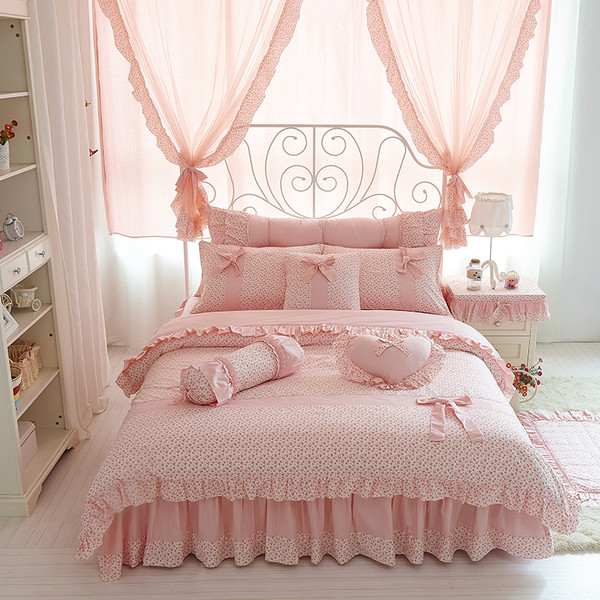 style: Cherry, Bedding Size: 2x2.3foursets1.8 - Lace Bed Skirt Set Of Four Q119-CJCS186182711KP