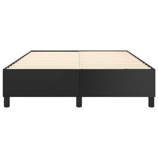  Bed Frame Black Faux leather, plywood, engineered wood Double A949-3121075