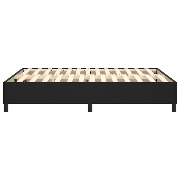  Bed Frame Black Faux leather, plywood, engineered wood Double A949-3121075