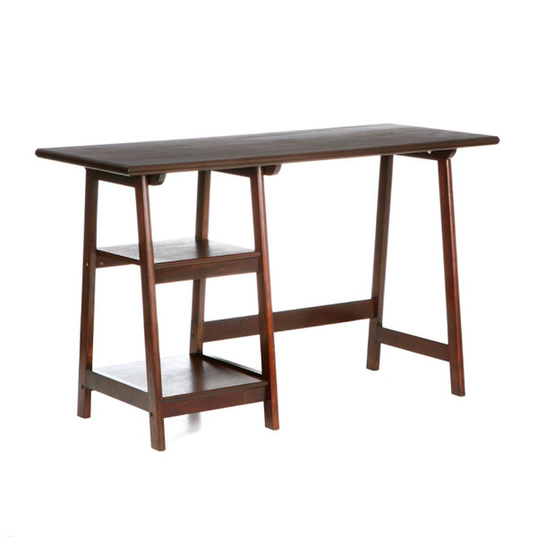 Espresso Finish Wood Home Office Laptop Computer Desk Q280-SBED12148