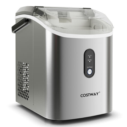Nugget Countertop Ice Maker with Soft Chewable Pellet Ice-Silver - Color: Silver D681-ES10294US-SL
