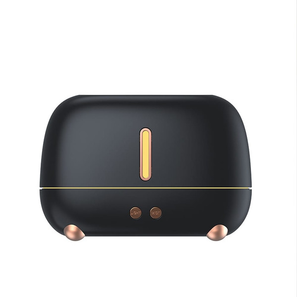 Flame Aroma Diffuser, Flame Humidifier with 3 Color Changing Lights USB Charging Square Aromatherap K484-FQZHE_UGNQWYA7