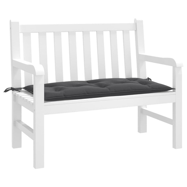 Garden Bench Cushion Melange Anthracite 100% Polyester A949-4002530