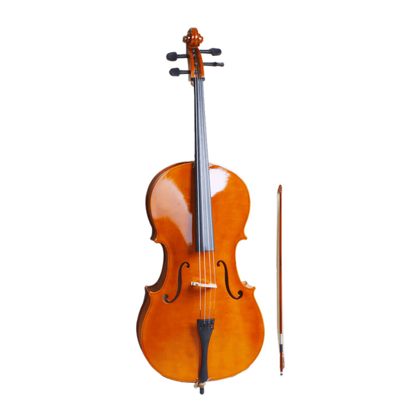 4/4 Wood Cello Bag Bow Rosin Bridge Natural  (Old code:50824597) T575-S0671348015