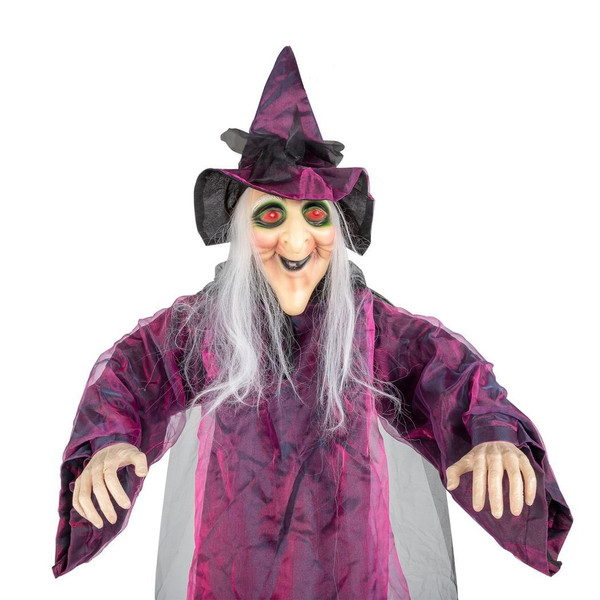71in Life Size Hanging Witch Talking Halloween Everyday Decoration T575-S0671292941