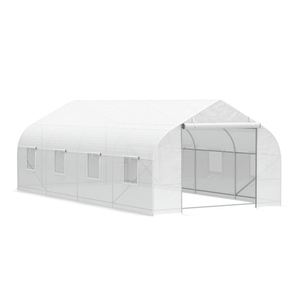 20' x 10' x 7' Greenhouse Walk-In Warm House T575-S0671295391