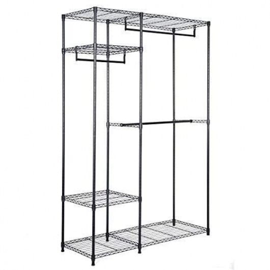 Portable Steel Closet Hanger Storage Rack Organizer B593-HW58701