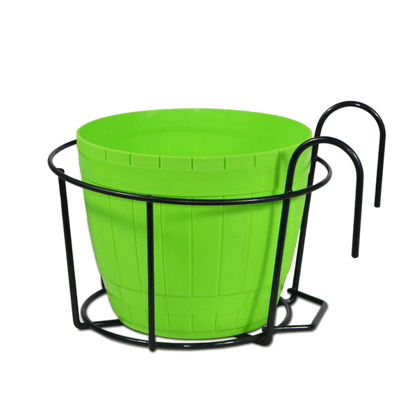 Color: Blackgreen, Size: 25cm - Potted flower wall hanging Q119-CJJZGJYL00128-Blackgreen-25cm