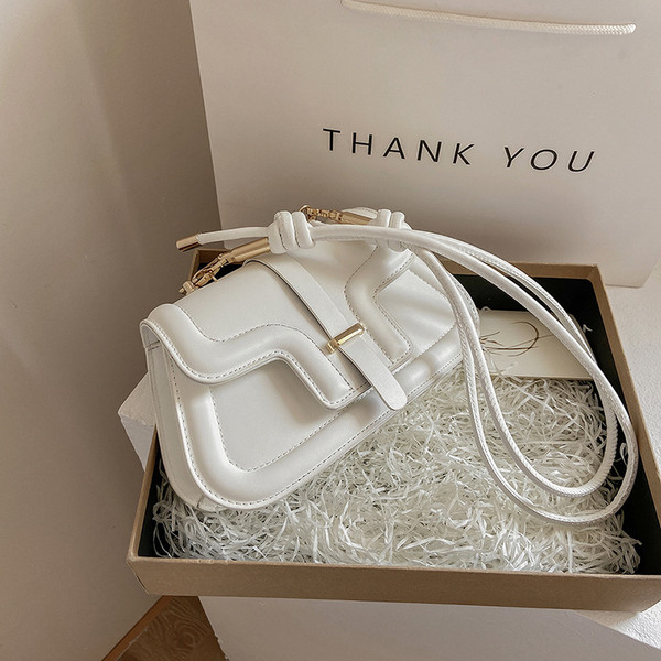 New Fashion One-shoulder Drawstring Casual Simple Messenger Underarm Bag Q119-CJNS1191247