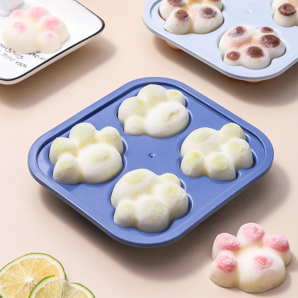 Silicone Ice Mold Cat's Claw Ice Cream Mold Ice Box Ice Tray Q119-CJCJ1158796