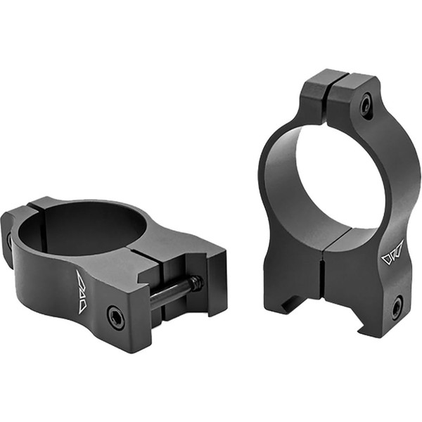 Warne Vapor Aluminum Scope Rings Matte Black 30mm High R557-1204015