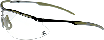 Radians CSB101 Ballistic Rated Shooting Glasses Metal Amber R557-1002447