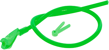 October Mountain In-Line Peep Flo Green 1/4 in. R557-81160