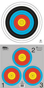 Maple Leaf Target Face Dual Vegas 100 pk. R557-63170