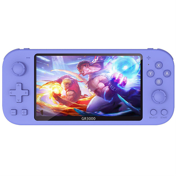 Gr3000 Handheld Game Console 5.1-inch Type-c Interface Retro Game Console Compatible for Fc/gba/gbc K484-PEL_0OUCA932