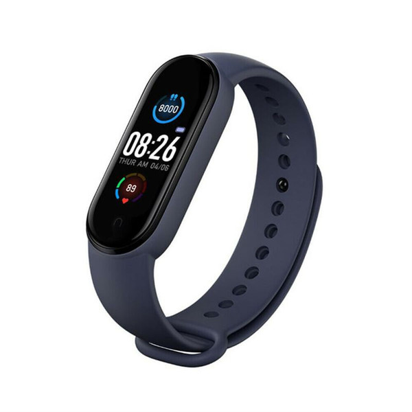 M5 Smart Watch Waterproof Heart Rate Blood Pressure Monitor Fitness Sports Smart Band Compatible Fo K484-PEL_0PAWK9YE