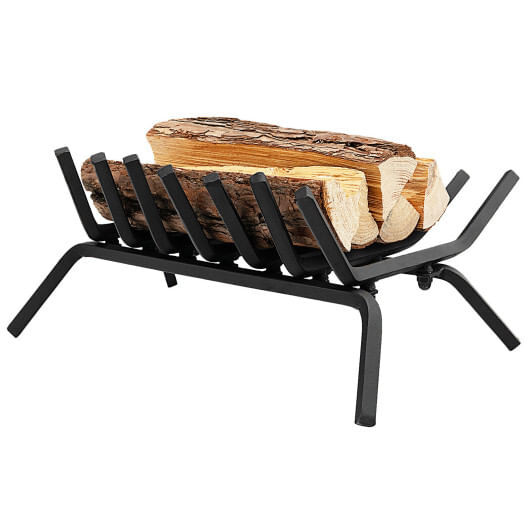 31/25/18 Inch Fireplace Grate for Outdoor Fire Pit-S - Color: Black - Size: S D681-HV10282-S