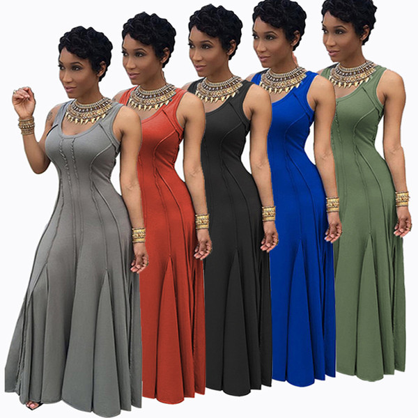 Sexy fashion large size maxi dress Q119-CJNSSYLY00235