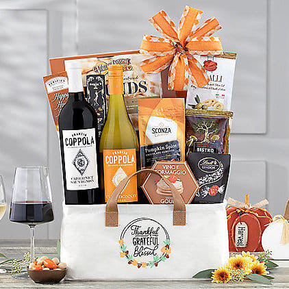 Francis Ford Coppola Duet: Harvest Wine Gift Basket Z954-WC-690