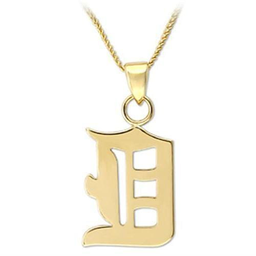 LO688 - Gold Brass Chain Pendant with No Stone A874-LO688