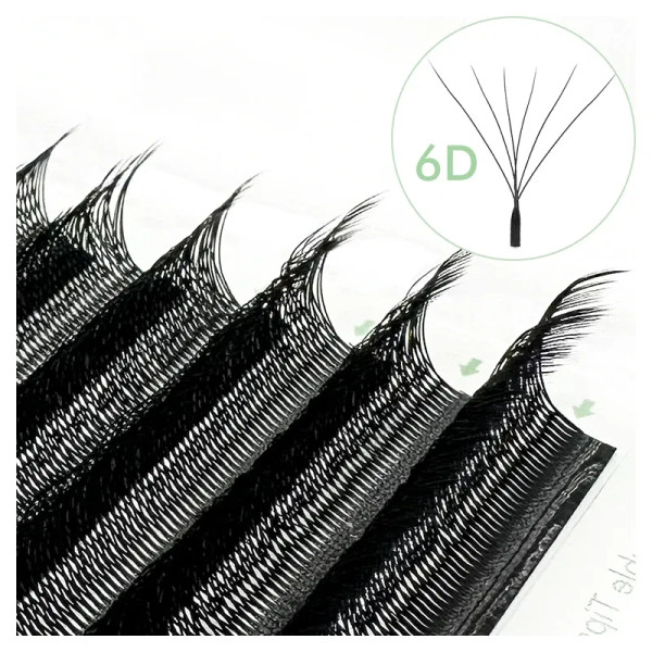Color: Brushed Chrome, Curl: L, Thickness: 0.07mm, Length: 17mm - NATUHANA W-Shaped 4D 5D Volume Ey F640-12000035260374275
