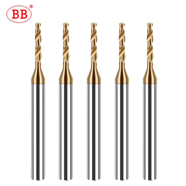 Hole Diameter: 100mm - BB 2.03-3.75mm Micro Drill Mini Coated Solid Carbide Bit Metal Iron Steel Ho F640-12000031713166996