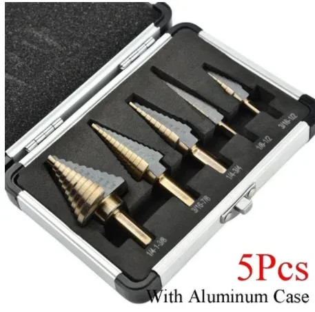 Color: Yellow, Ships From: CN - ZK3 HSS 4241 Cobalt Multiple Hole 50 Sizes Step Drill Bit Set Tools F640-12000029599505800