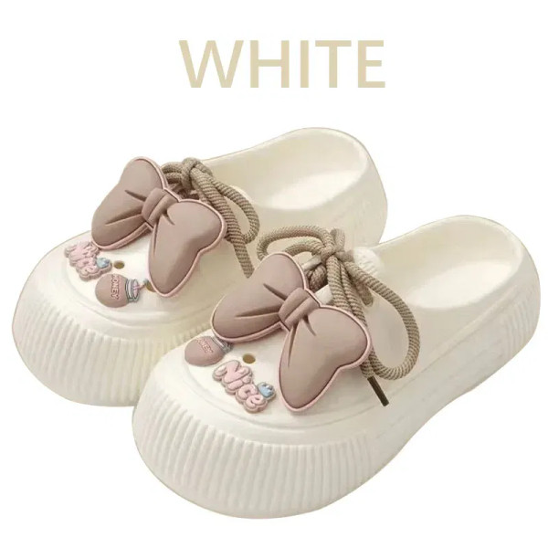 Color: Beige, Shoe Size: 21 - New Sandals DIY  Platform Sandals for Women 2024 Summer Thick Sole Be F640-12000040565552261