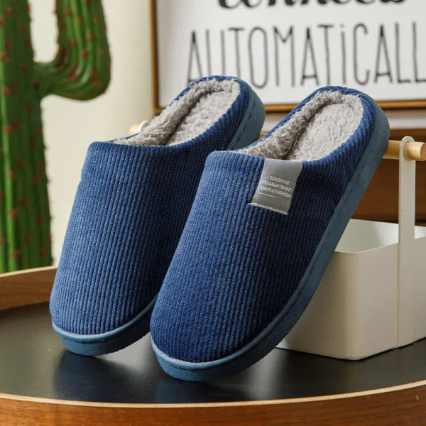 Color: Straw, Shoe Size: 35 - New Winter Household Warm Furry Women Men Shoes Indoor Slippers Bedro F640-12000042105879253
