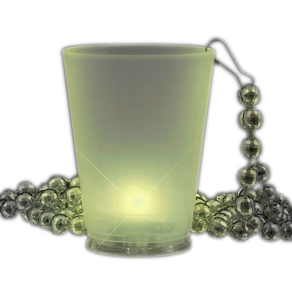 Multi Color LED Beaded Shot Glass Necklaces A706-1290060