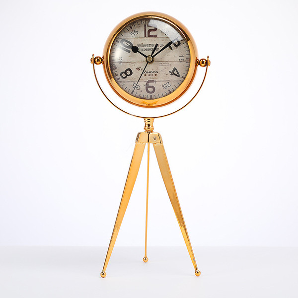 Color: Golden, Size: 16x12x36cm - Compatible with Apple, Tripod Silent Living Room Iron Creative De Q119-CJZS107615203CX