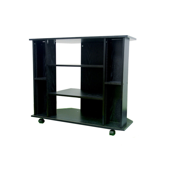 35" Black Open Shelving TV Stand N270-468918