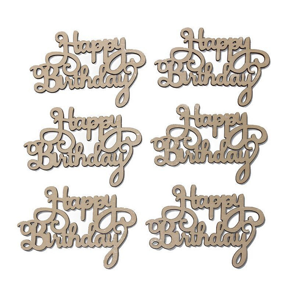 Woodchip Letters Wooden Happy Birthday Wooden Q119-CJHD1231389