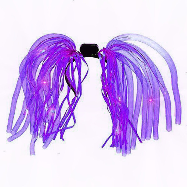 Purple LED Noodle Headband Flashing Dreads A706-5020000
