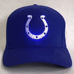 Indianapolis Colts Flashing Fiber Optic Cap A706-2575000