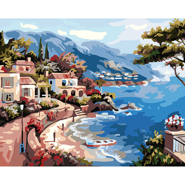 Size:  - Cross-border DIY Digital Oil Painting, Foreign Trade, Amazon Custom Hand-painted, Digital  Q119-CJZS115610909IR