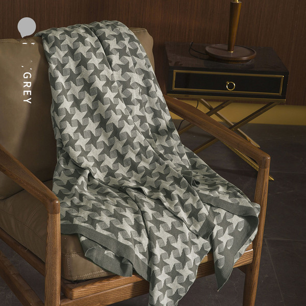 Color: Grey, Size: 200X230CM - Northern Europe Wind Sand Hair Blanket Nap Blanket Single Q119-CJHD116546102BY