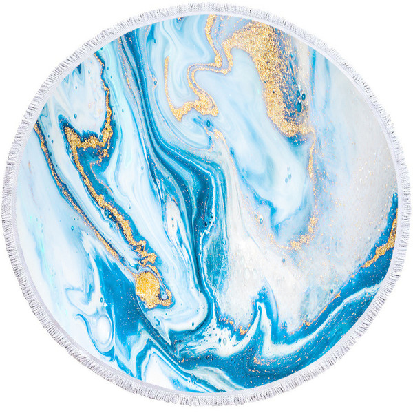 style: C, Size: 540g finished towel material - Factory Direct Supply Of Round Printed Beach Towels, Q119-CJHD107527009IR
