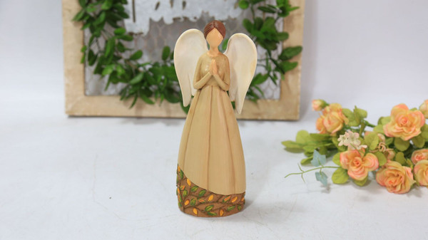 Color: Brown angel with folded hands - European-Style Living Room Bedroom Desktop Home Tv Cabinet P Q119-CJZS109763004DW