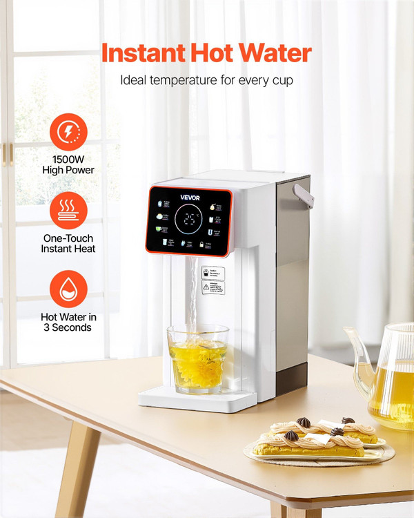 Instant Hot Water Dispenser, Countertop Boiling Water Dispenser with Adjustable 6 Temperatures & 7  E415-SXKQCXSP3L6DT2L45001V1