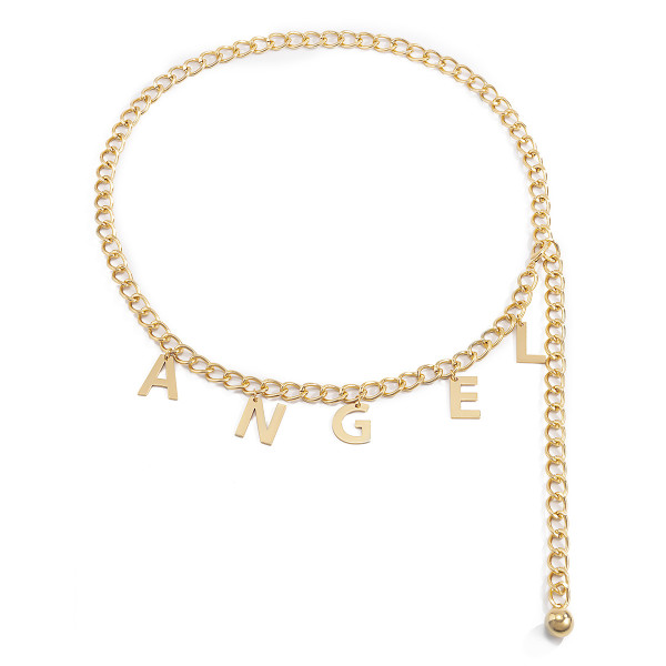 Letter Angel Tassel Chain Waist Chain Women Q119-CJYD1198301