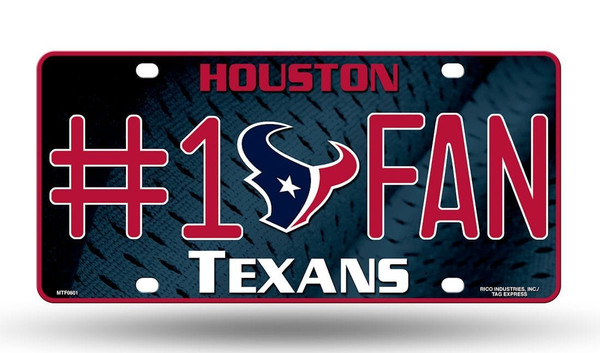 Houston Texans License Plate #1 Fan Z157-9474630889