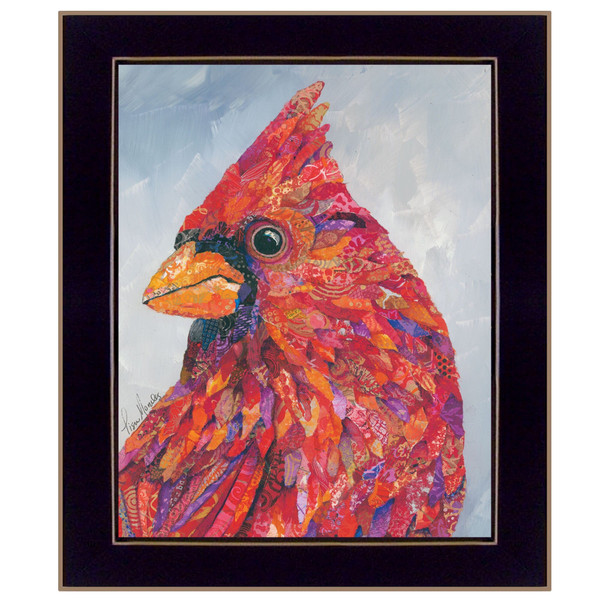 The Messenger 1 Black Framed Print Wall Art N270-415439