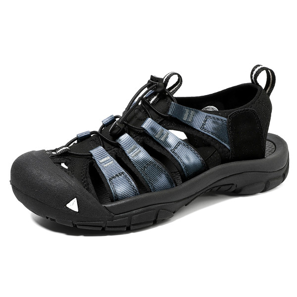 Color: 6973 Gray, Size: 38 - Outdoor Casual Men's Thick Soled Toe Sandals Q119-CJYD207604225YB