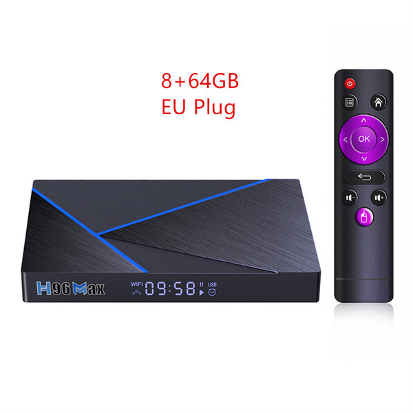 H96max V56 Smart Set-top Box Gigabit android Quad Core 12 8k Bluetooth Media Player H96 V58 Tv Box  K484-PEL_0OUWKDIU