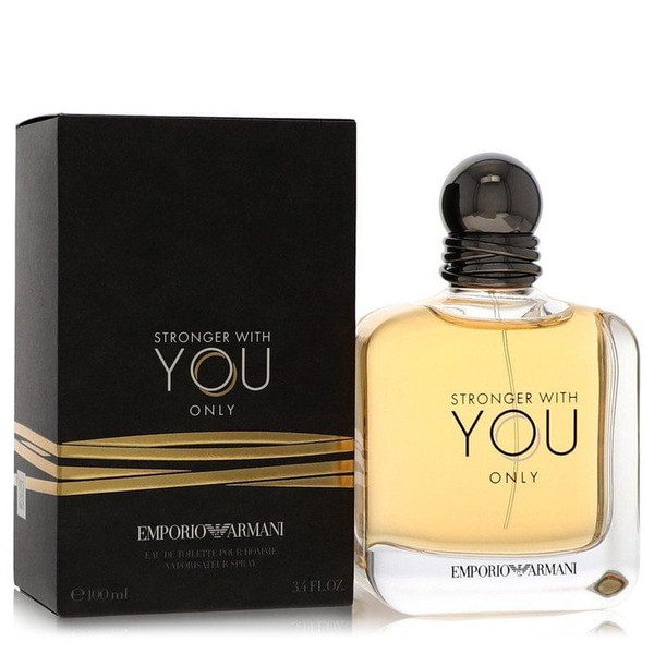 Stronger With You Only by Giorgio Armani Eau De Toilette Spray 3.4 oz (Men) V728-564302