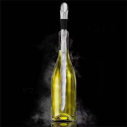 Winecicle - The Wine Chiller Icicle Stick and built in aerator F369-449064092