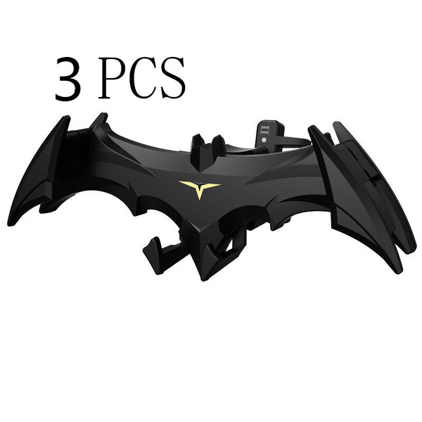 style: Black, Quantity: 3pc - Cool Batman Phone Holder In Car Air Vent Clip Mount Mobile Phone Hold Q119-CJSJSJSJ00735-Black-3pc