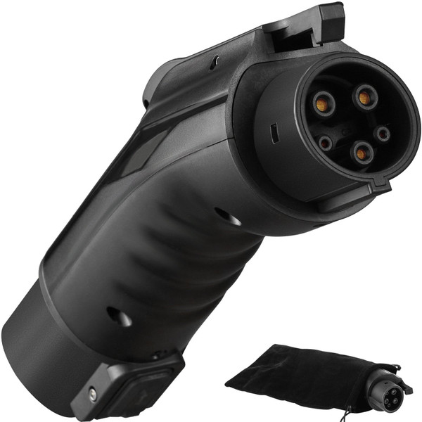 Tesla to J1772 Charging Adapter, Max 48 Amp 240V, J1772 EVs Charger Adapter, with IP65 Storage Bag  E415-CDSBZJTQTX48AUEAUV0